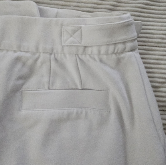 EXPRESS Stylish High Waisted Utility White Mini Skirt with Pockets Size L - Picture 12 of 12